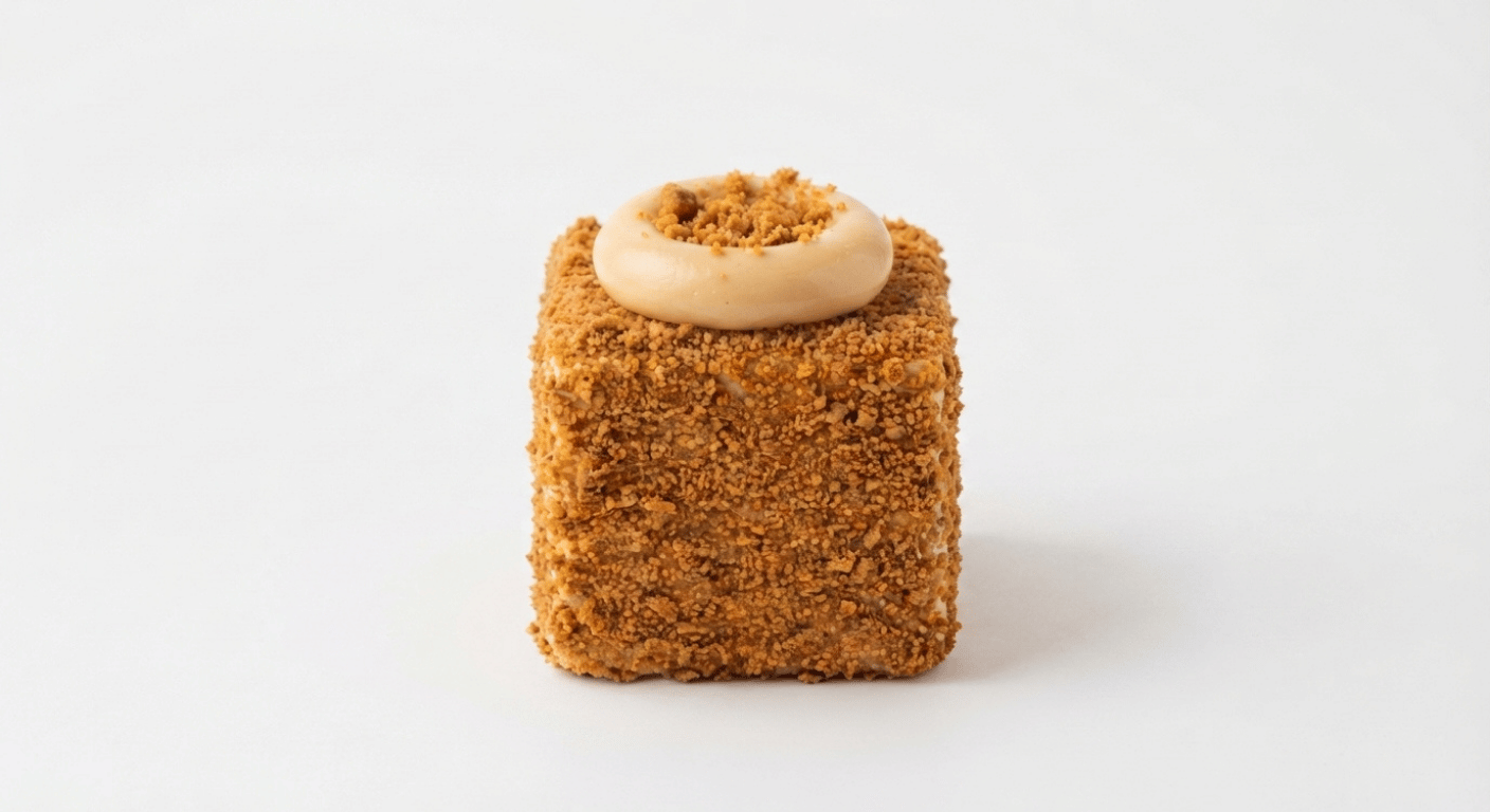 Starbucks Caramelised Biscuit Cake Cube calories, sugar and salt