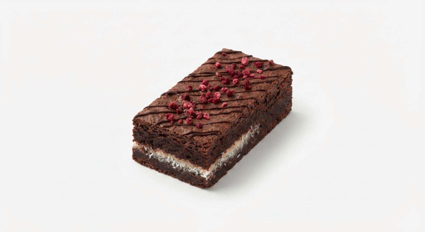 Starbucks Raspberry & Coconut Brownie calories, sugar and salt