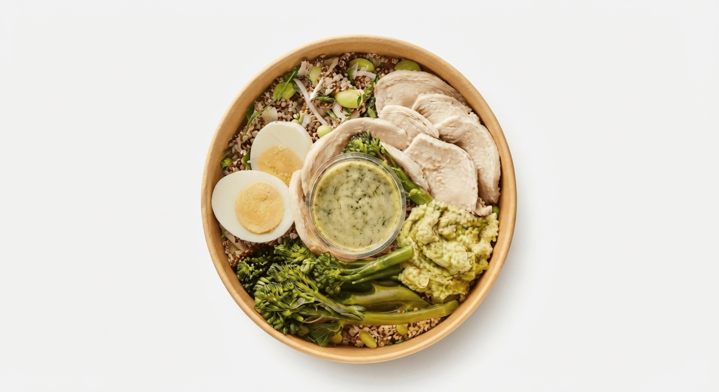 Starbucks Green Goddess Chicken Bowl calories, sugar and salt