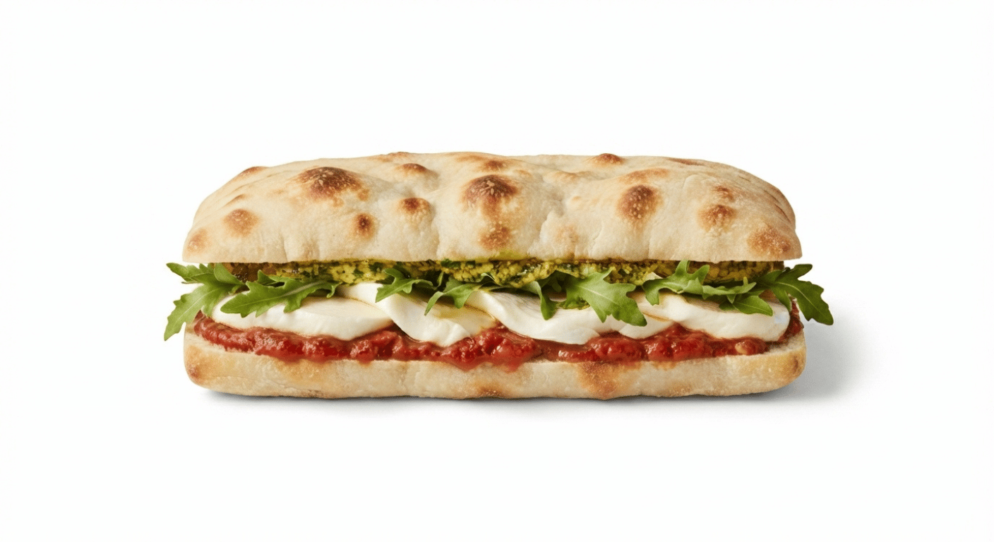 Starbucks Tomato, Mozzarella & Pesto Panini calories, sugar and salt