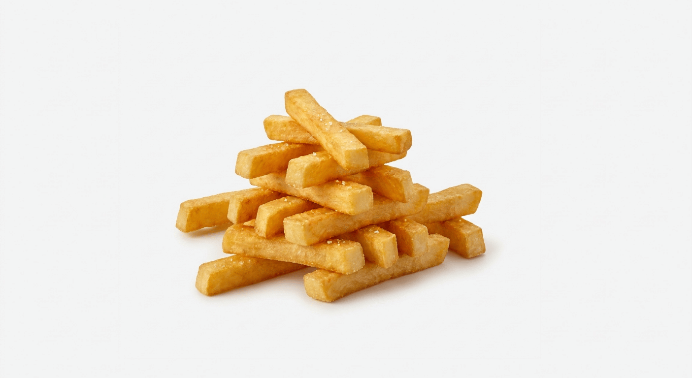 Burger King Small Fries, portion of thick cut golden fries