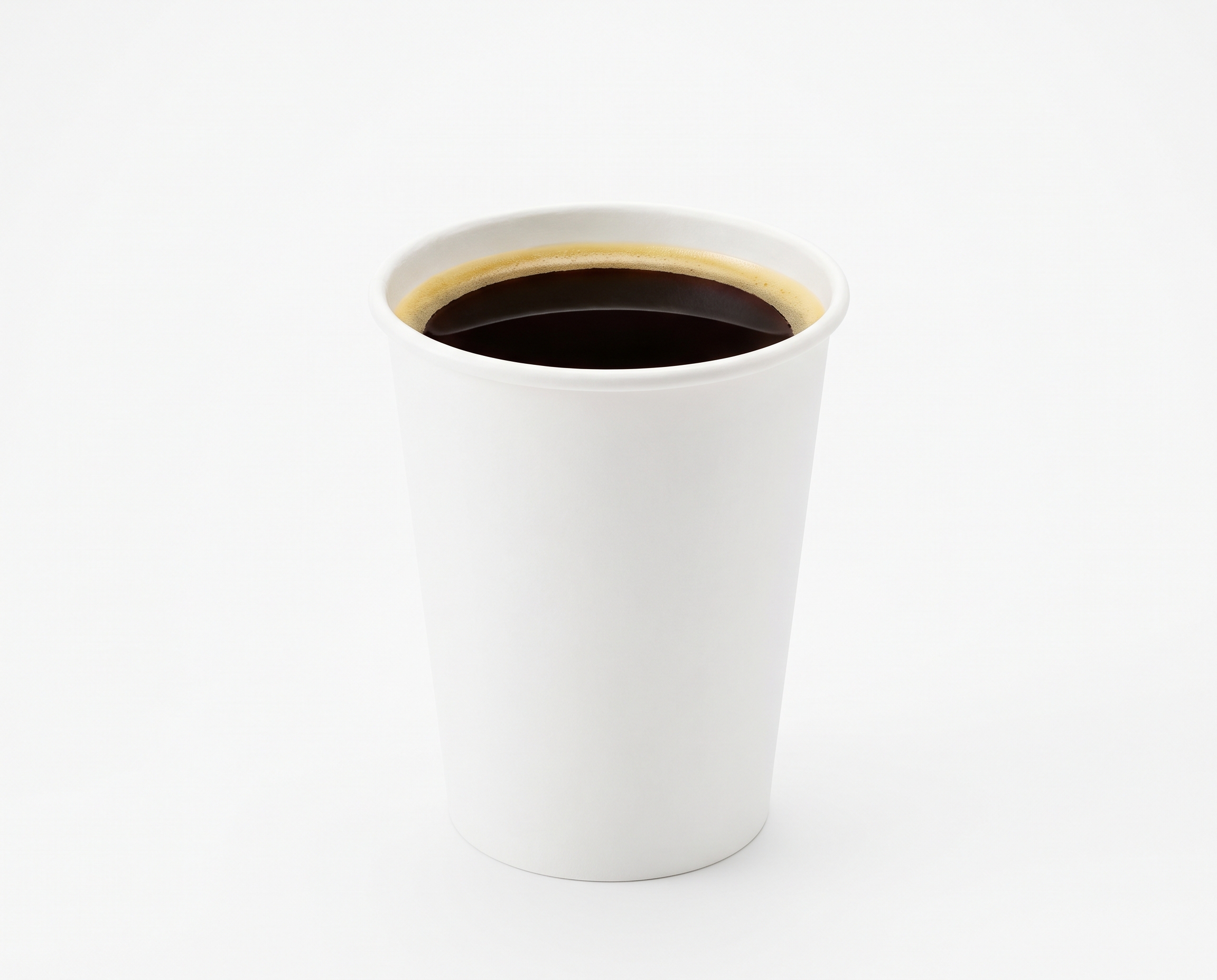 Burger King Americano, black americano coffee in a takeaway cup