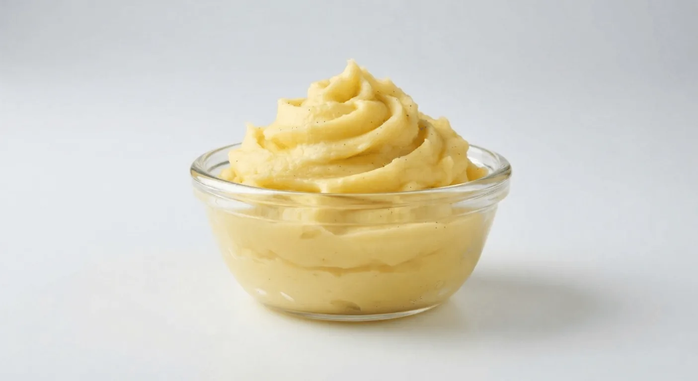 KFC Creamy Mash (Regular), creamy mashed potato in a glass bowl, nutrition and calories