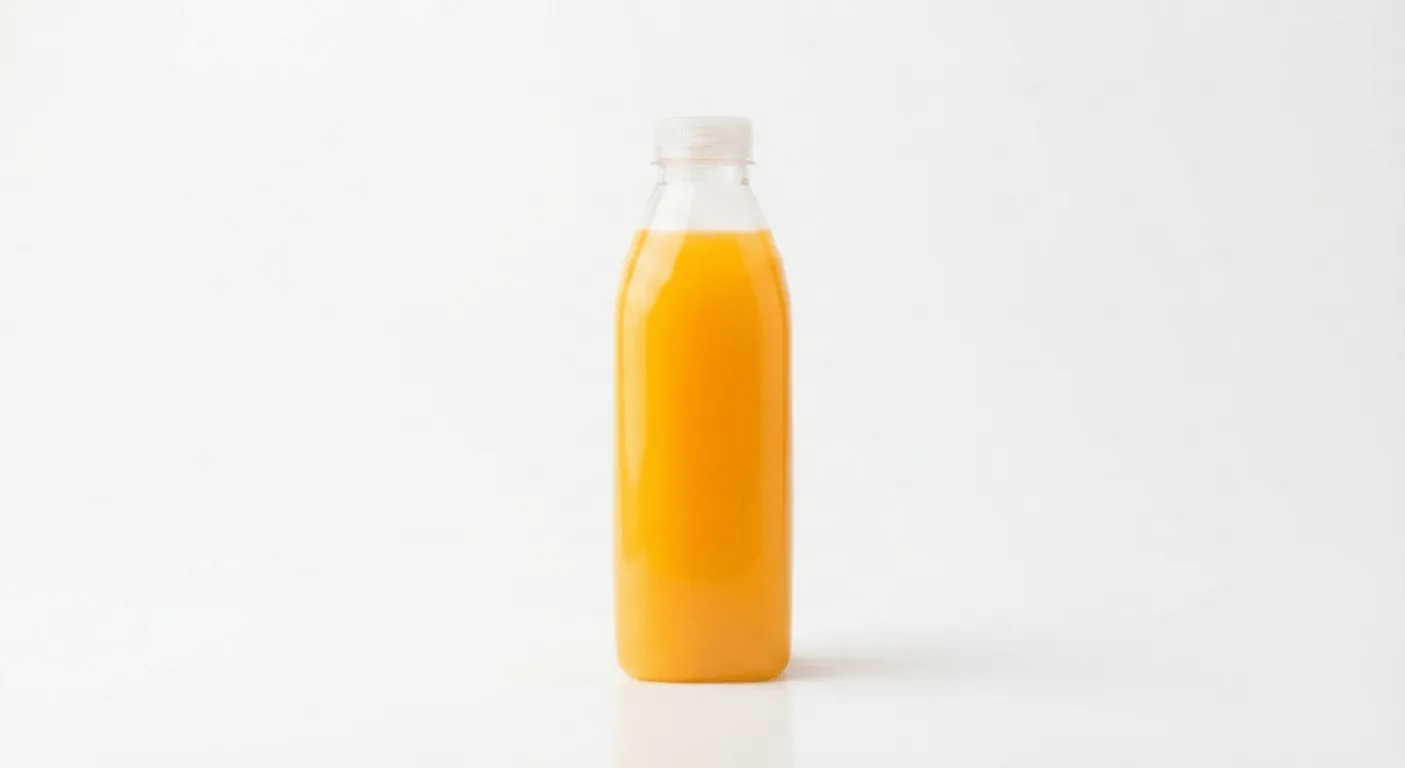 Starbucks Smooth Orange Juice, bottle of smooth orange juice, nutrition and calories