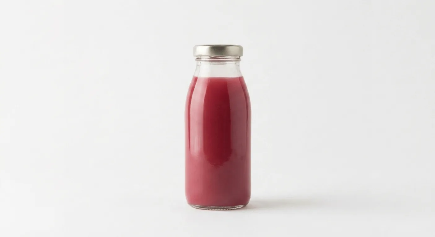 Starbucks Acerola and Berries Vitamin D Shot, small bottle of red acerola and berry shot, nutrition and calories