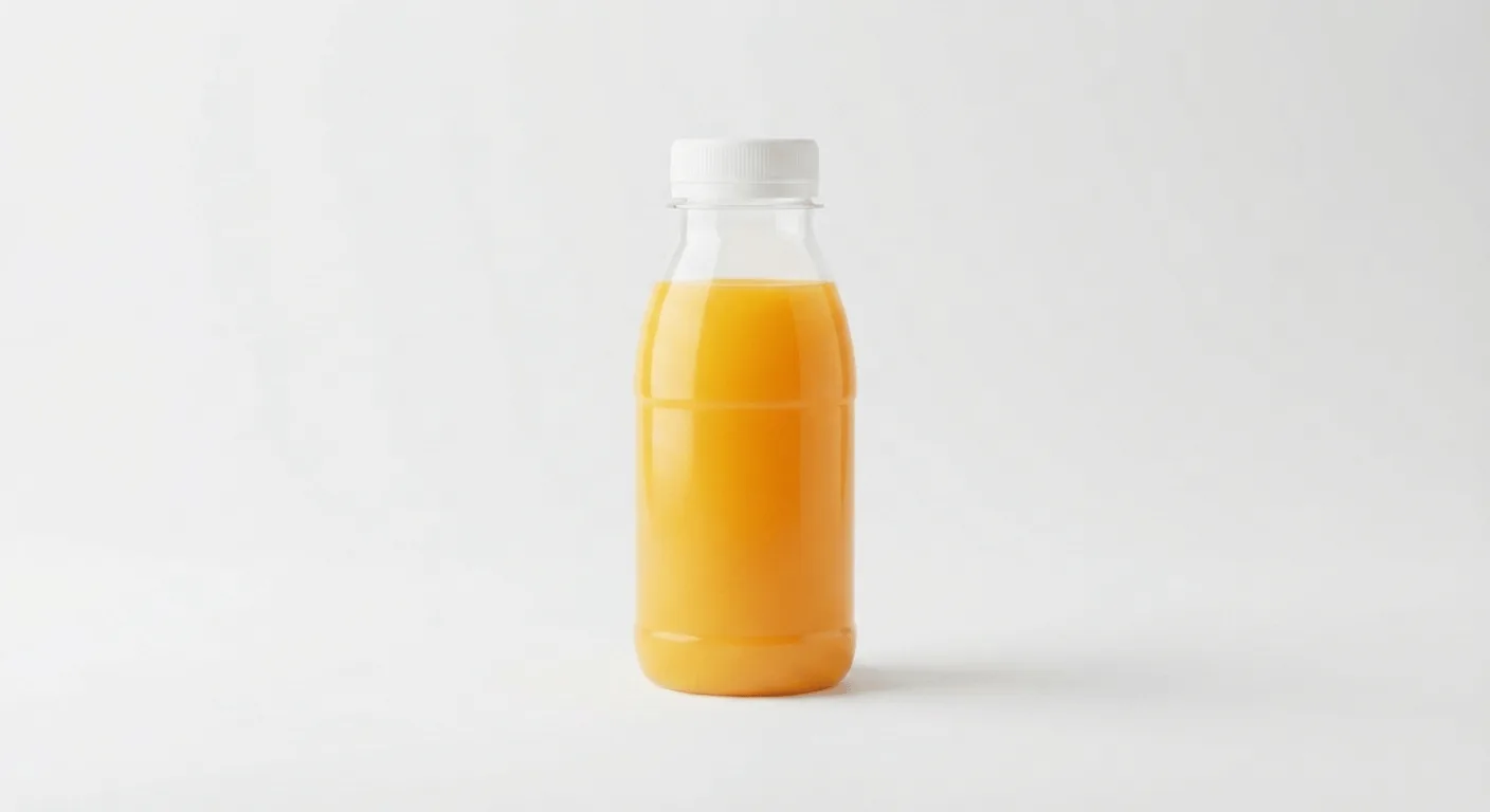 McDonald's Tropicana Orange Juice, small bottle of orange juice, nutrition and calories