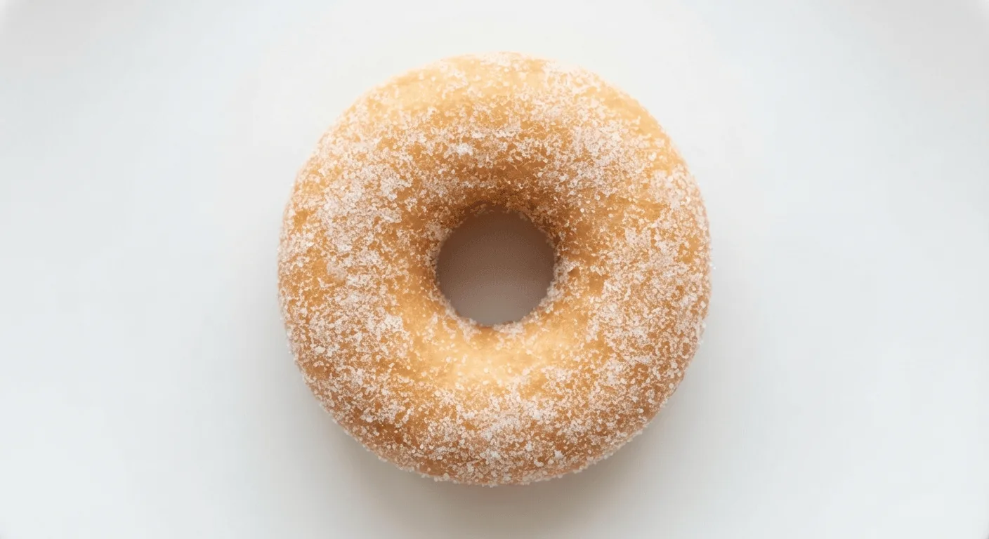 McDonald's Sugar Donut, ring donut coated in sugar, nutrition and calories