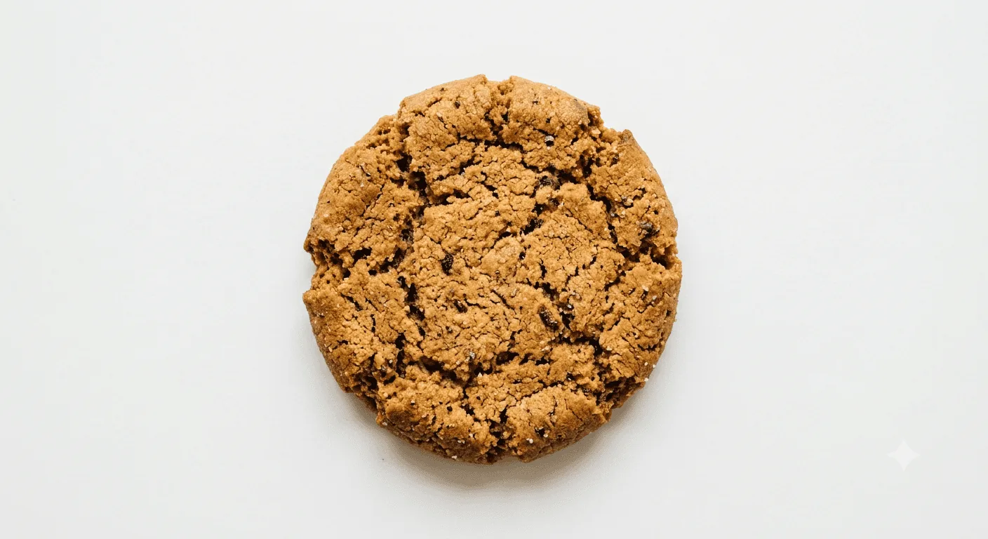 Starbucks Ginger Biscuit, round crackled ginger biscuit, nutrition and calories