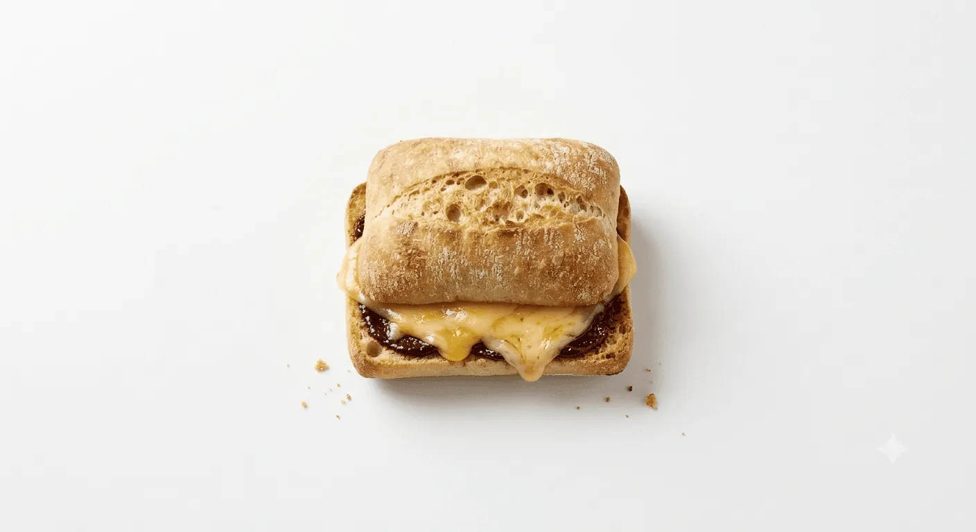Starbucks Cheese and Marmite Mini Ciabatta, toasted mini ciabatta filled with melted cheese and Marmite, nutrition and calories