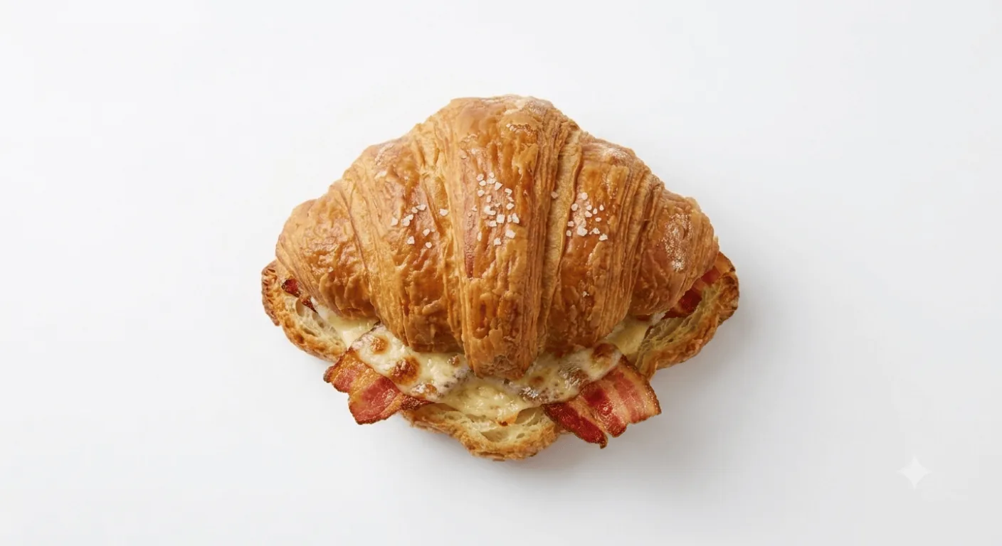 Starbucks Ham and Cheese Croissant, croissant filled with ham and melted cheese, nutrition and calories