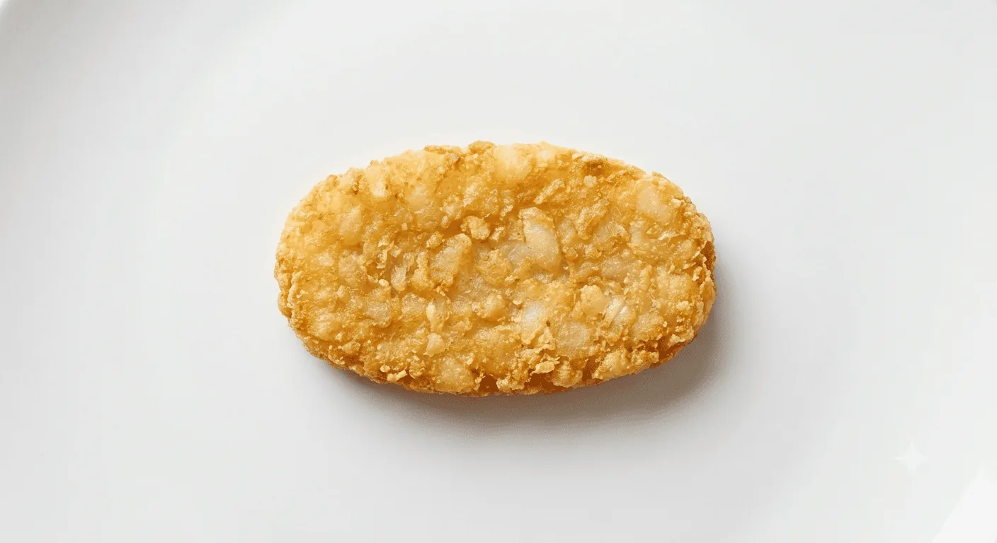 McDonald's Hash Brown, golden oval hash brown, nutrition and calories