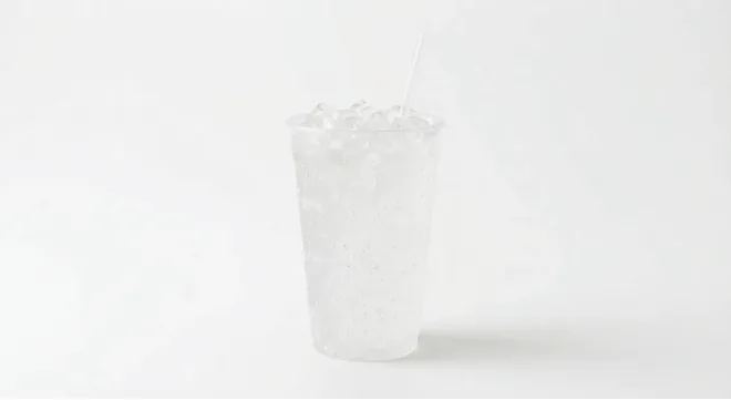 McDonald's Sprite Zero, clear lemon-lime Sprite over ice in a clear cup with a straw, nutrition and calories