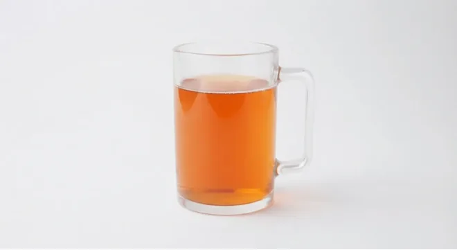 Starbucks Mint Herbal Blend (Grande), herbal tea in a glass mug, nutrition and calories