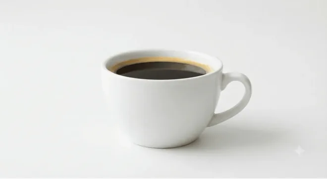 Starbucks Americano (Grande), black americano in a white cup, nutrition and calories