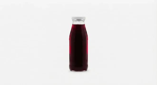 Starbucks Berries Juice Drink, small bottle of dark red berry juice drink, nutrition and calories