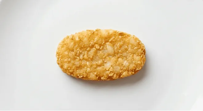 McDonald's Hash Brown, golden oval hash brown, nutrition and calories