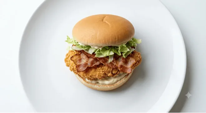 McDonald's Bacon Mayo, crispy chicken fillet with bacon, lettuce and mayo in a sesame bun, nutrition and calories