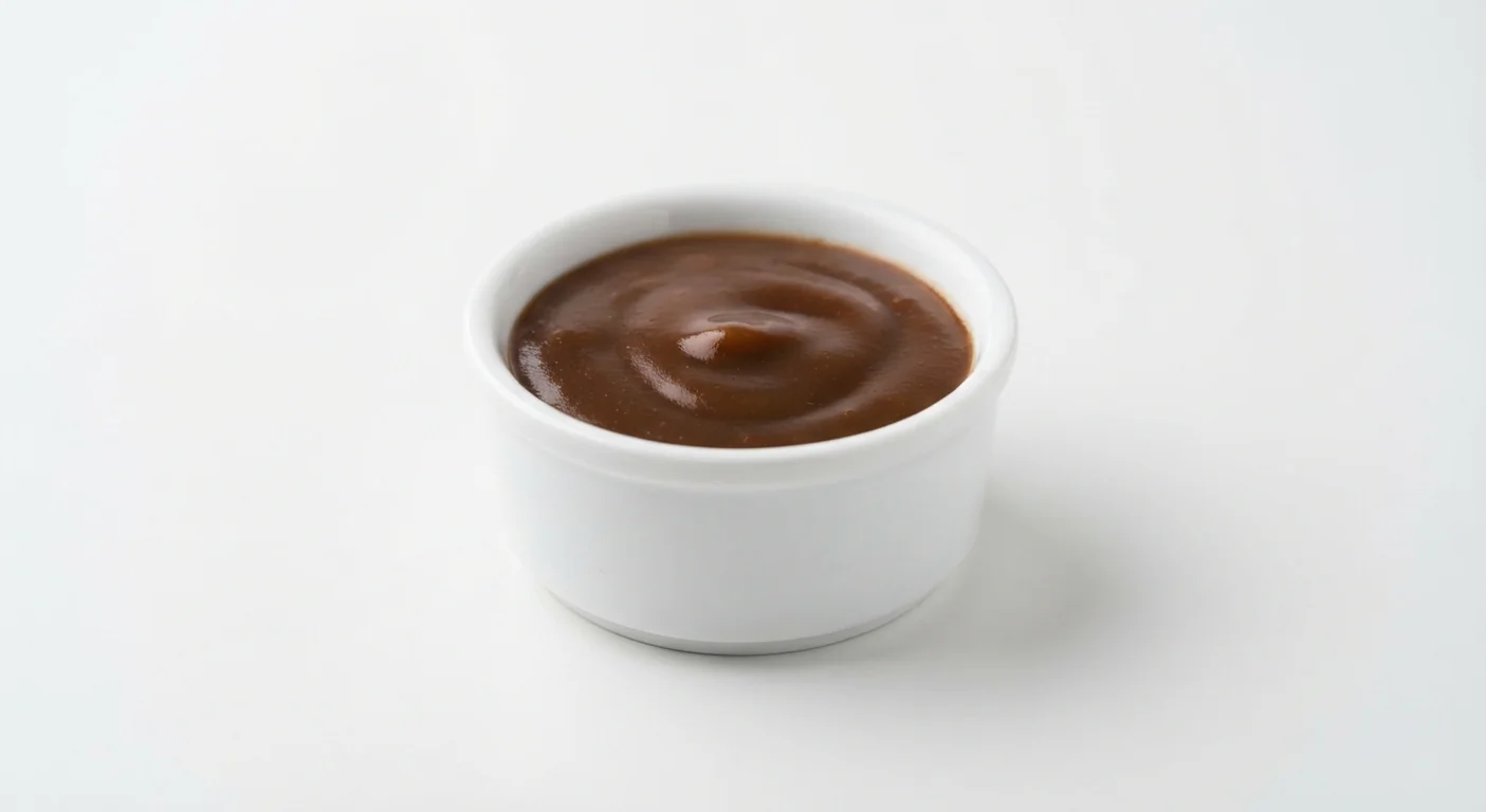 Nando's Gravy, rich brown gravy in a white dip pot, nutrition and calories