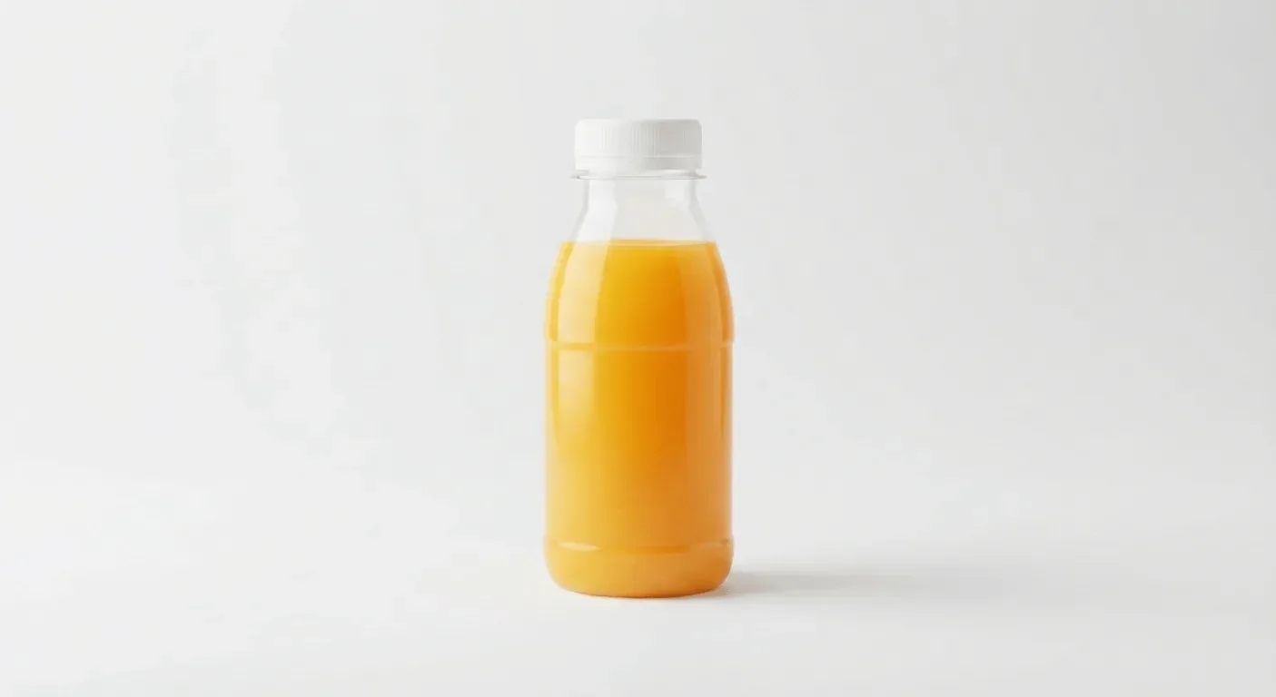Slim Chickens Tropicana Orange Juice, small bottle of orange juice, nutrition and calories