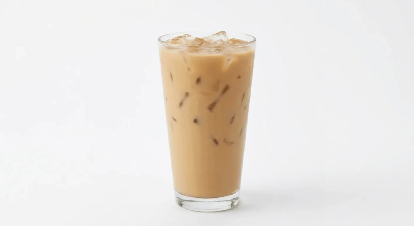 Caffè Nero Pistachio Iced Latte, pistachio iced latte over ice in a tall glass, nutrition and calories