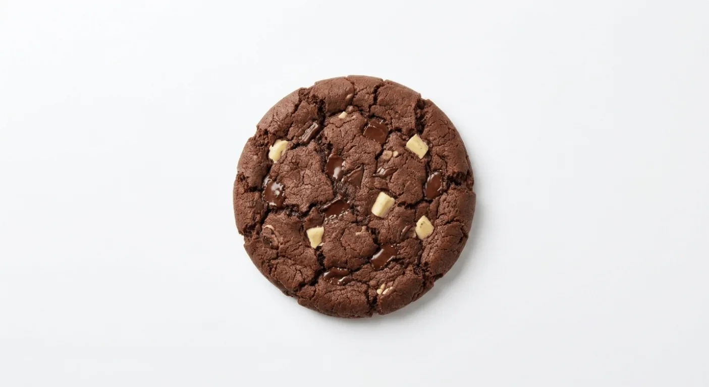 Caffè Nero Triple Chocolate Chunk Cookie, chocolate cookie with white chocolate chunks, nutrition and calories