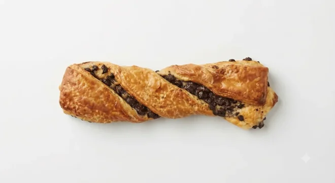 Costa Chocolate Twist, twisted pastry filled with chocolate, nutrition and calories