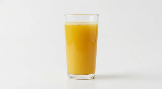 Burger King US Simply Orange Juice, a glass of orange juice, nutrition and calories