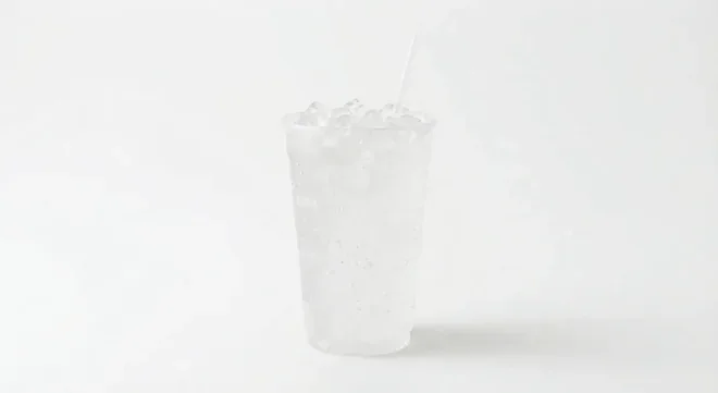 Chick-fil-A Sprite Zero Sugar (Large), clear lemon-lime Sprite over ice in a clear cup with a straw, nutrition and calories