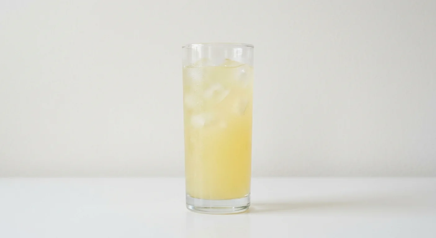 Chick-fil-A Diet Lemonade (Large), cloudy pale yellow lemonade over ice in a tall clear glass, nutrition and calories