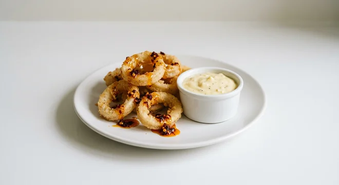 Zizzi Crispy Chilli Calamari (Small), crispy squid with hot honey, crispy chilli oil and garlic aioli, nutrition and calories
