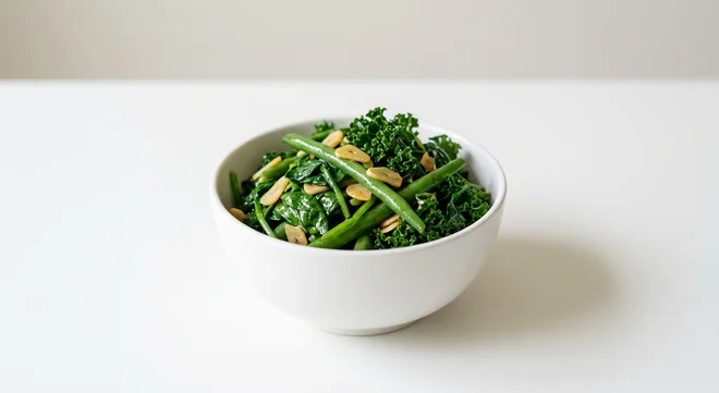 Zizzi Fresca Greens, green beans, spinach and kale with garlic, nutrition and calories