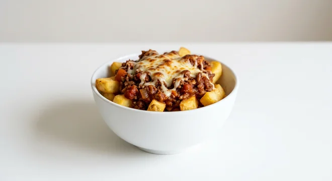 Zizzi Loaded Bolognese Chips, skin-on chips topped with beef ragu and melted mozzarella, nutrition and calories