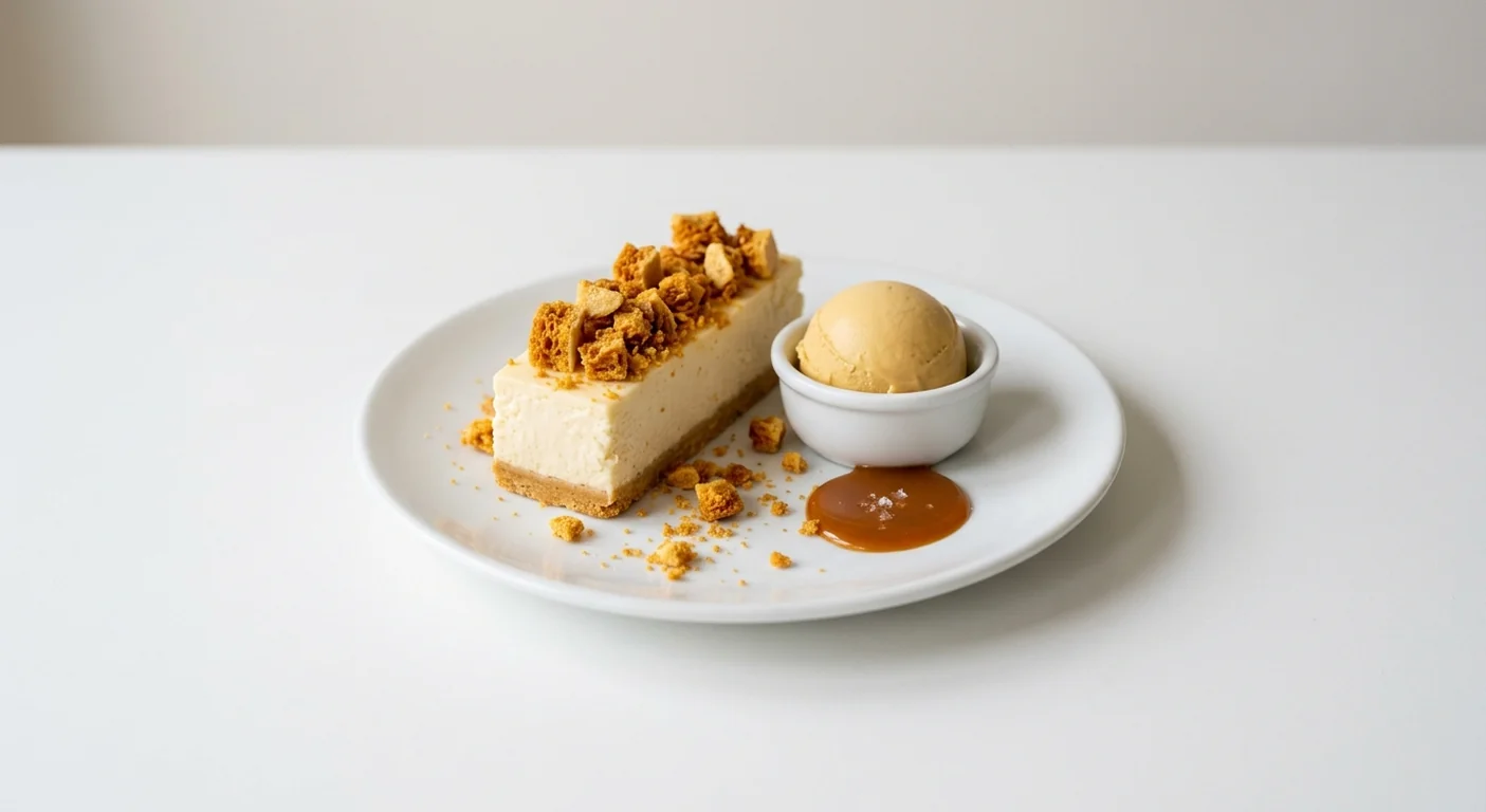Zizzi Honeycomb Cheesecake, honeycomb cheesecake with salted caramel gelato, caramel sauce and honeycomb pieces, nutrition and calories