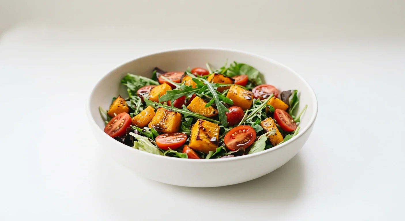Zizzi Zucca Salad, roasted butternut squash salad with mixed leaves, tomatoes and balsamic dressing, nutrition and calories