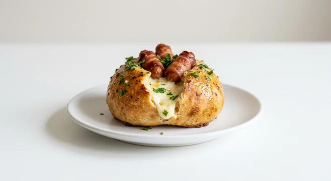 Zizzi Pig in Blanket Bombe, giant dough ball bombe with pigs in blankets, mozzarella and garlic butter, nutrition and calories