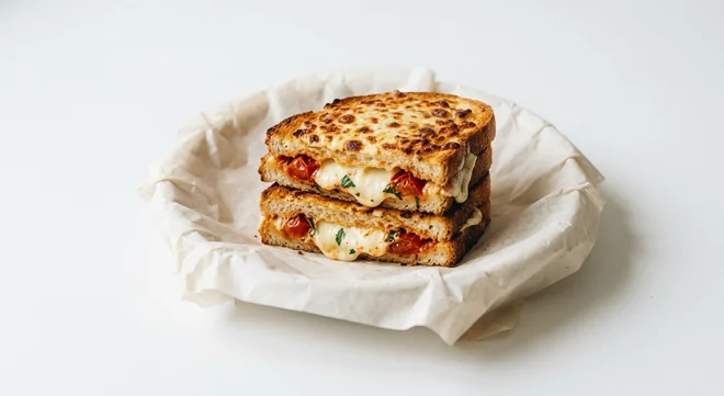Caffè Nero Mozzarella & Roasted Tomato Tostati Melt, toasted sandwich with grilled cheese top, melted mozzarella and roasted cherry tomatoes, nutrition and calories