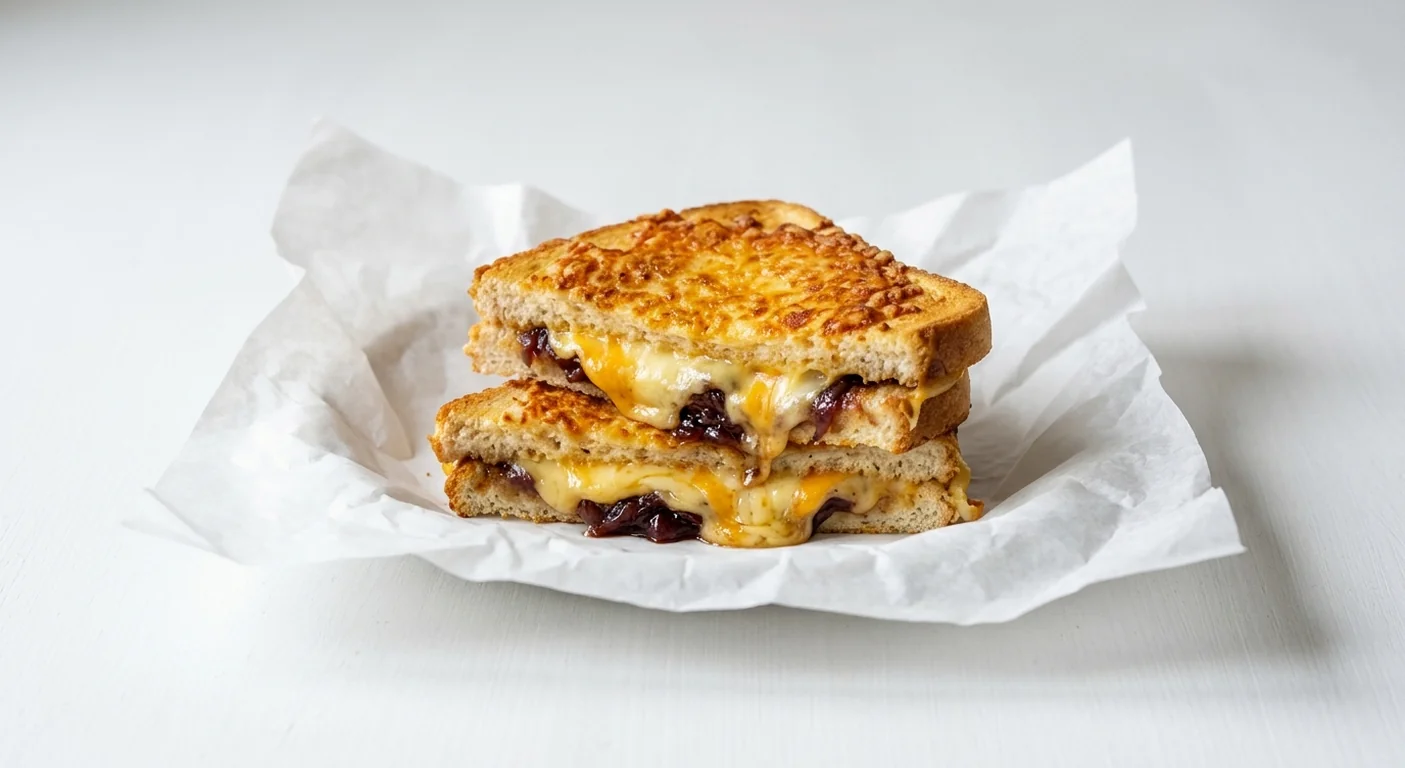 Caffè Nero Four Cheese and Balsamic Onion Chutney Tostati Melt, toasted sandwich with grilled cheese top, melted cheeses and red onion chutney, nutrition and calories