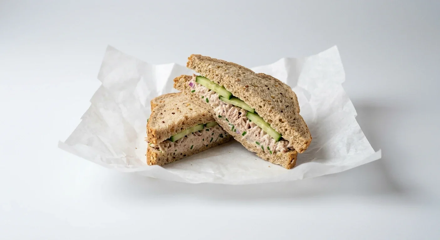 Caffè Nero Tuna & Cucumber Sandwich, malted bread sandwich with tuna mayonnaise and cucumber, nutrition and calories