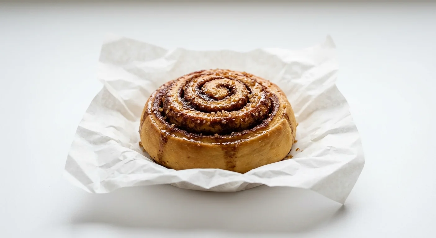 Caffè Nero Cinnamon Bun, sticky cinnamon sugar spiral bun topped with demerara sugar, nutrition and calories