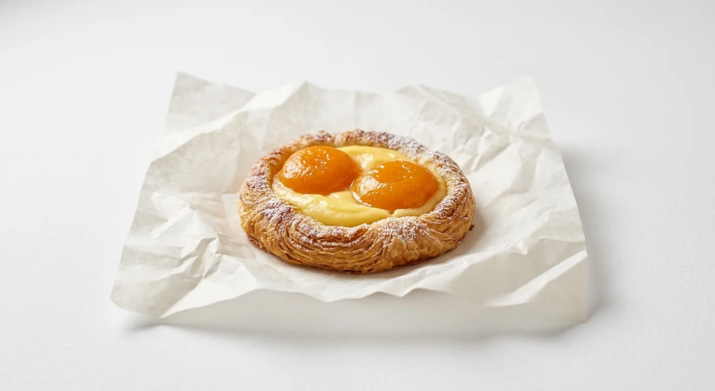 Caffè Nero Apricot Croissant, flaky pastry with crème pâtissière, apricot halves and icing sugar, nutrition and calories