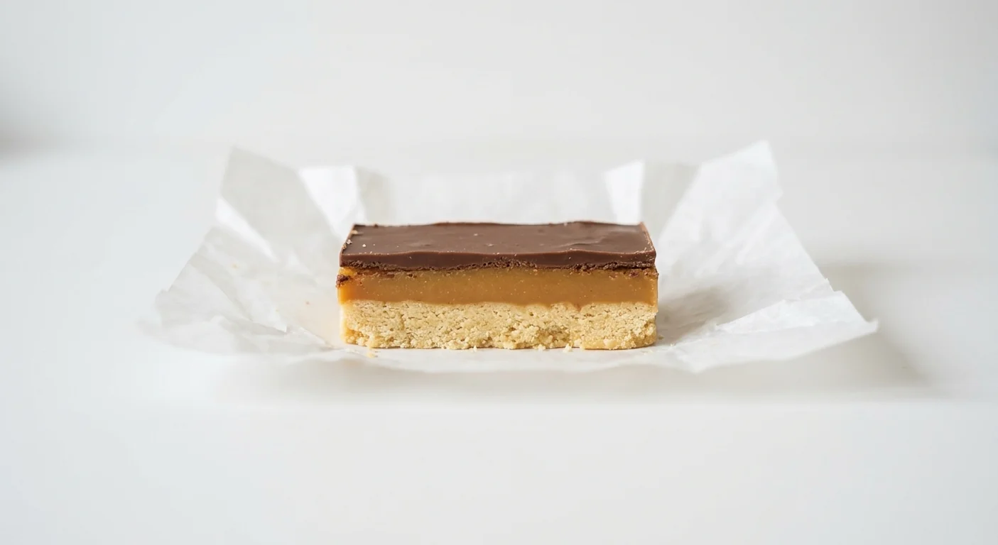 Caffè Nero Caramel Shortbread, shortbread base with caramel and milk chocolate layers, nutrition and calories