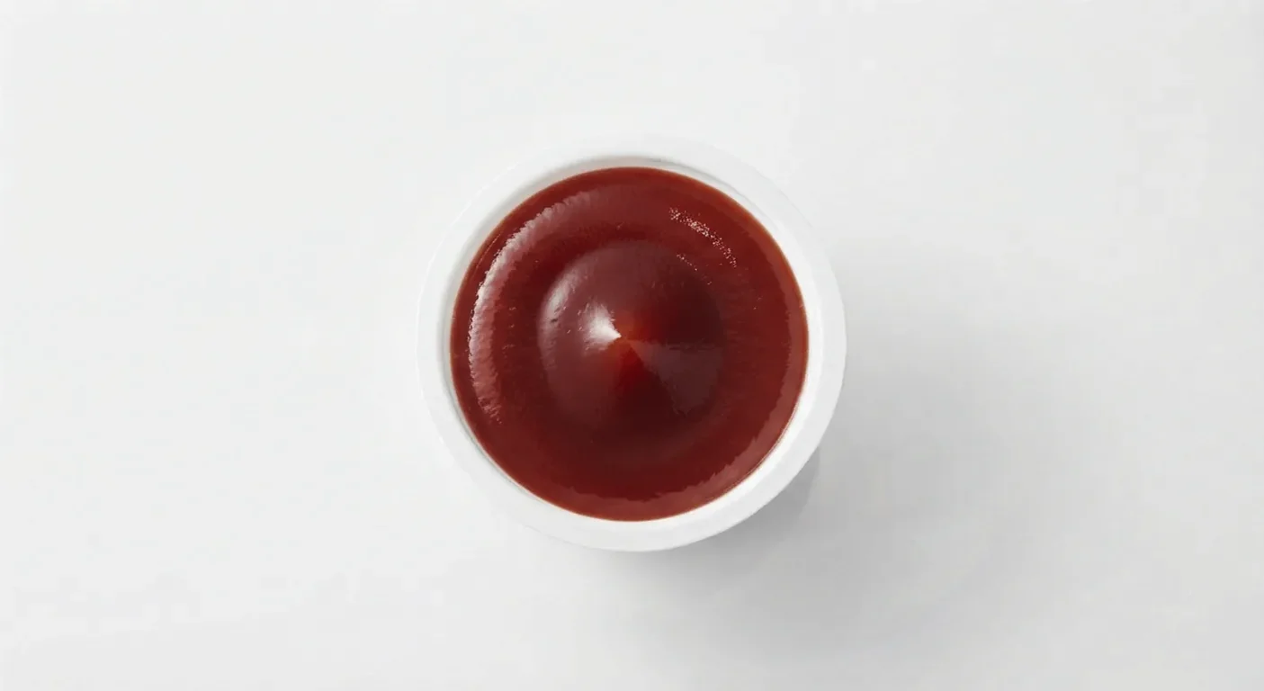 Pizza Hut BBQ Dip, BBQ dip in a small white pot, nutrition and calories