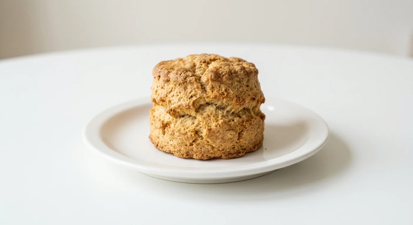 GAIL's Plain Scone, plain golden scone on a white plate, nutrition and calories