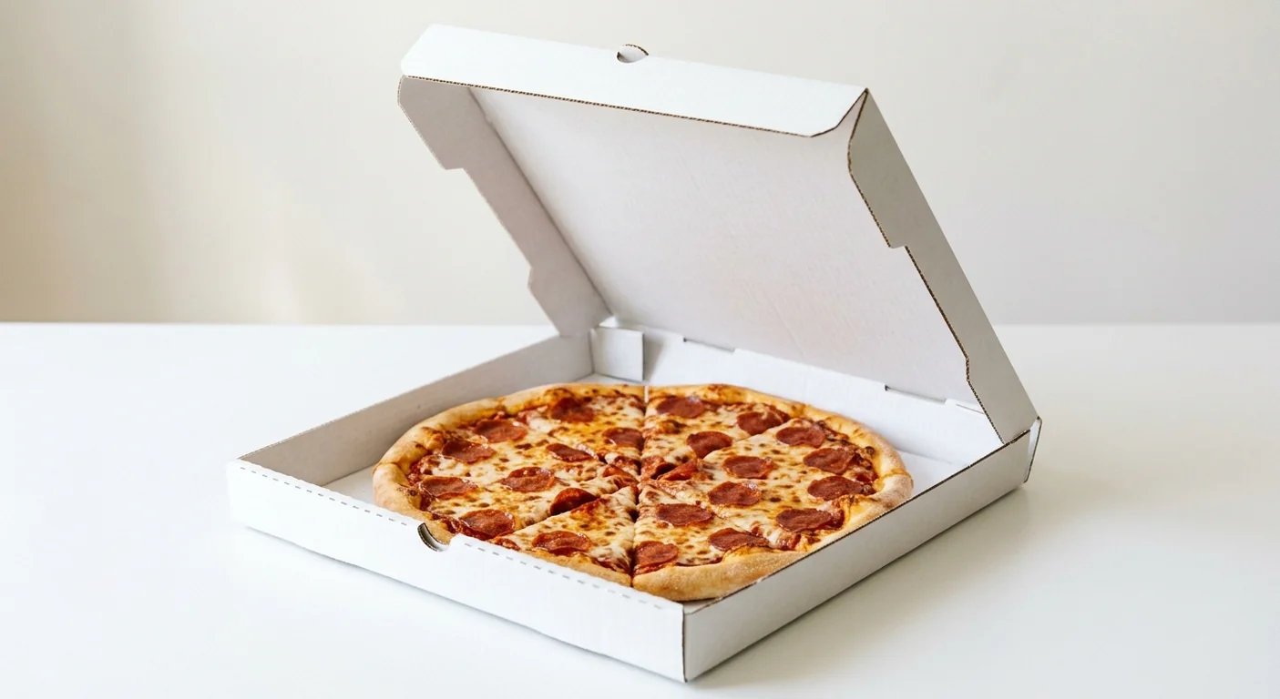 Domino's Pepperoni Passion (Classic Crust), whole Classic Crust pizza with pepperoni in a takeaway pizza box, nutrition and calories