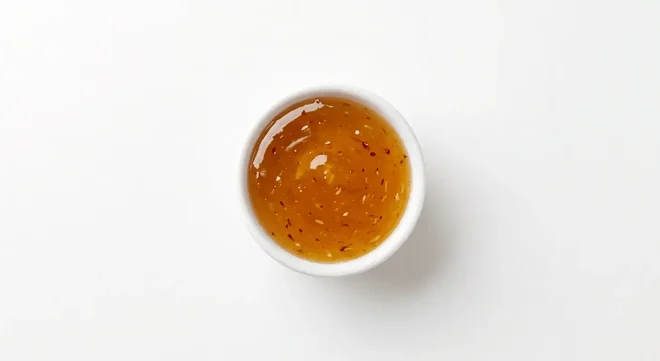 Wetherspoon Hot Honey Dip, hot honey dip in a small white pot, nutrition and calories