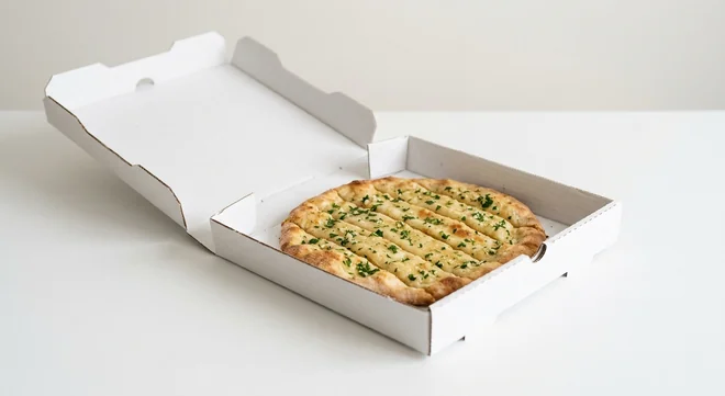 Domino's Garlic Dippers, garlic bread strips in a takeaway box, nutrition and calories