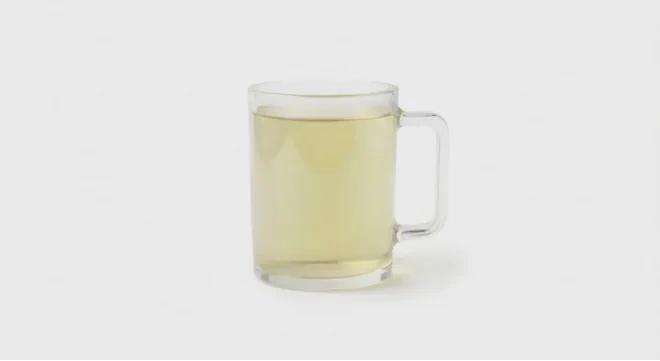 Starbucks US Emperor's Clouds & Mist Tea (Grande), pale green tea in a glass mug, nutrition and calories