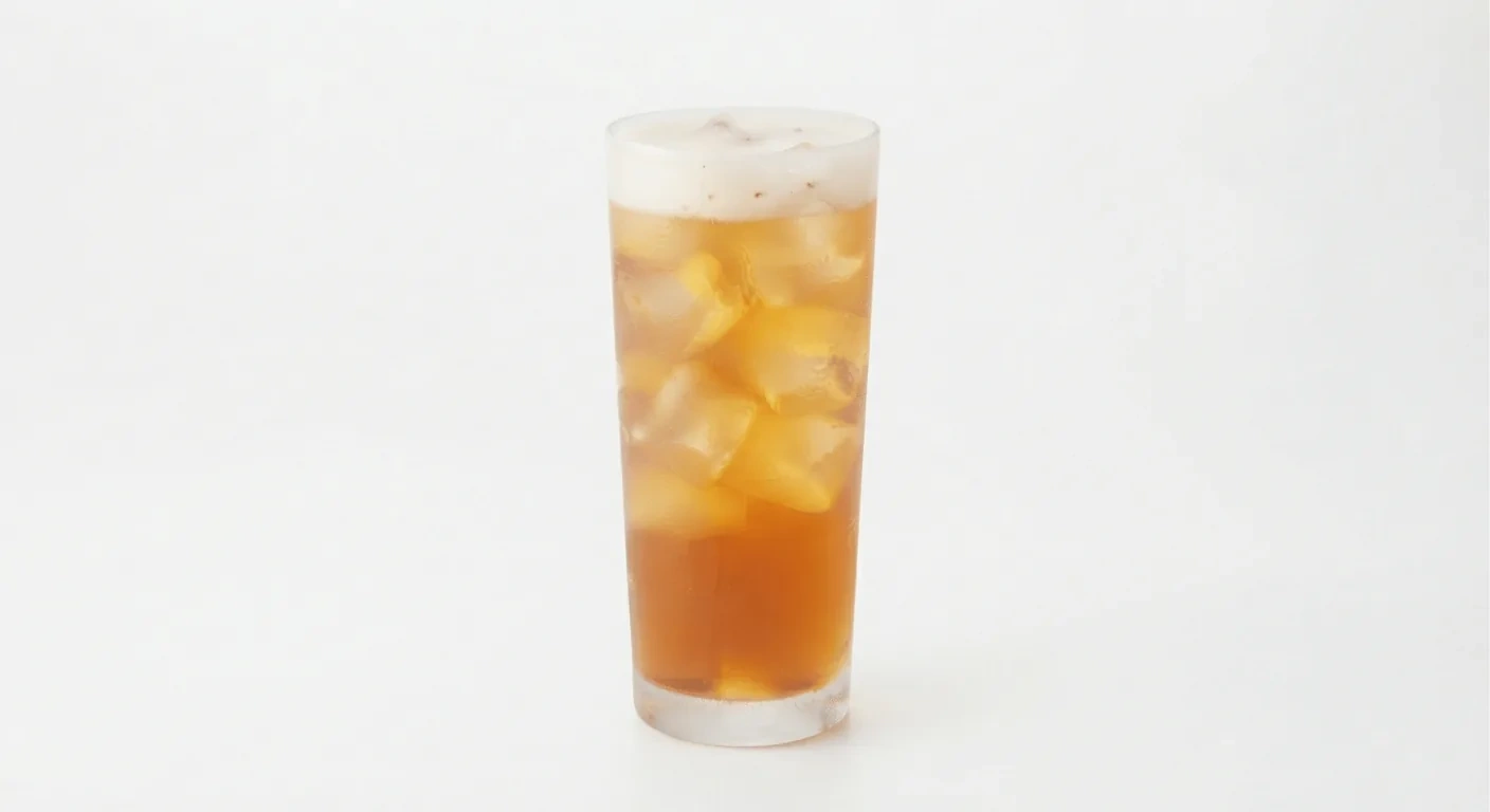 Starbucks US Iced Green Tea (Grande), iced green tea over ice in a tall glass, nutrition and calories