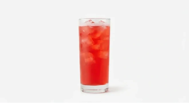 Starbucks US Iced Passion Tango Tea Lemonade (Grande), iced hibiscus tea lemonade over ice in a tall glass, nutrition and calories