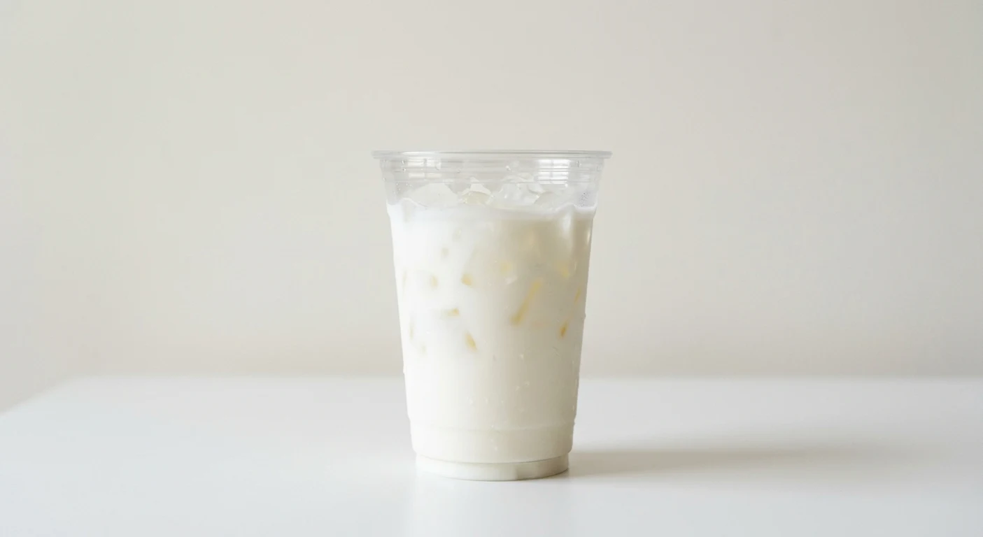 Starbucks US Cold Milk (Venti), cold milk over ice in a clear cup, nutrition and calories